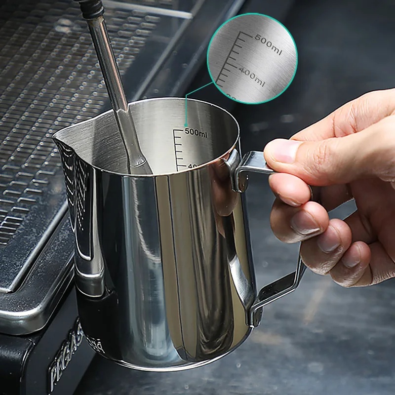 Barista Milk Jug - إبريق رغوة الحليب من الفولاذ المقاوم