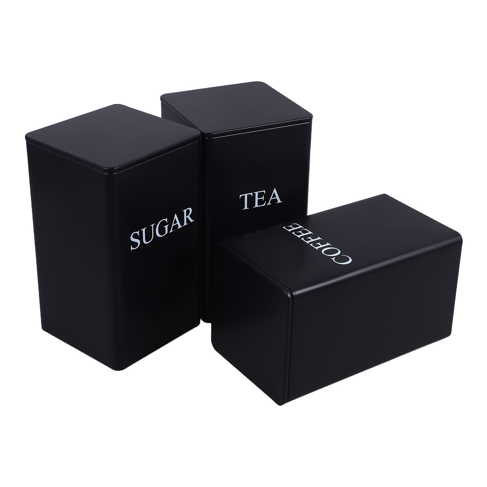 3 قطع من علب تخزين المطبخ المع - مراجعة Coffee Tea Sugar وسعره