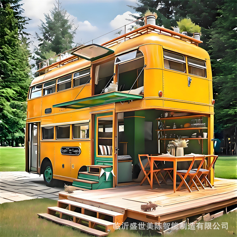 【تصميم جديد】عربة حافلة ذات طاب - مراجعة Coffee Tea With Milk وسعره